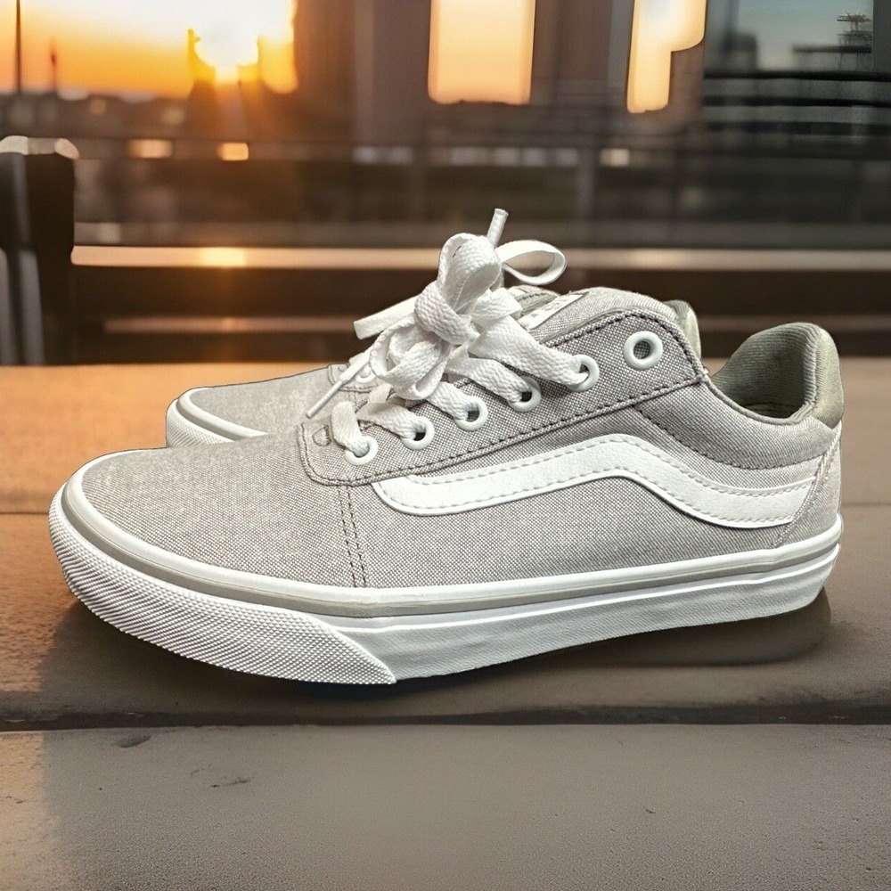 Vans Ward Deluxe Summer Canvas Grey - Women's 7.5 **NEW** - Picture 2 of 5